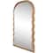 21" x 30" Arch Wall Mirror in Wavy Wood Frame by Ashland®